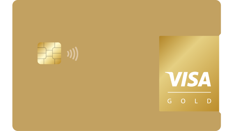 Visa Gold card